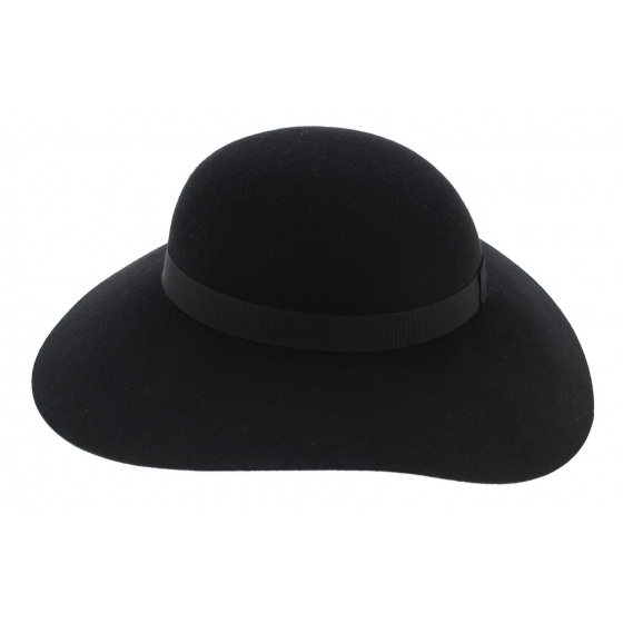 Foxes Wool Felt Wide-brimmed Hat - Traclet