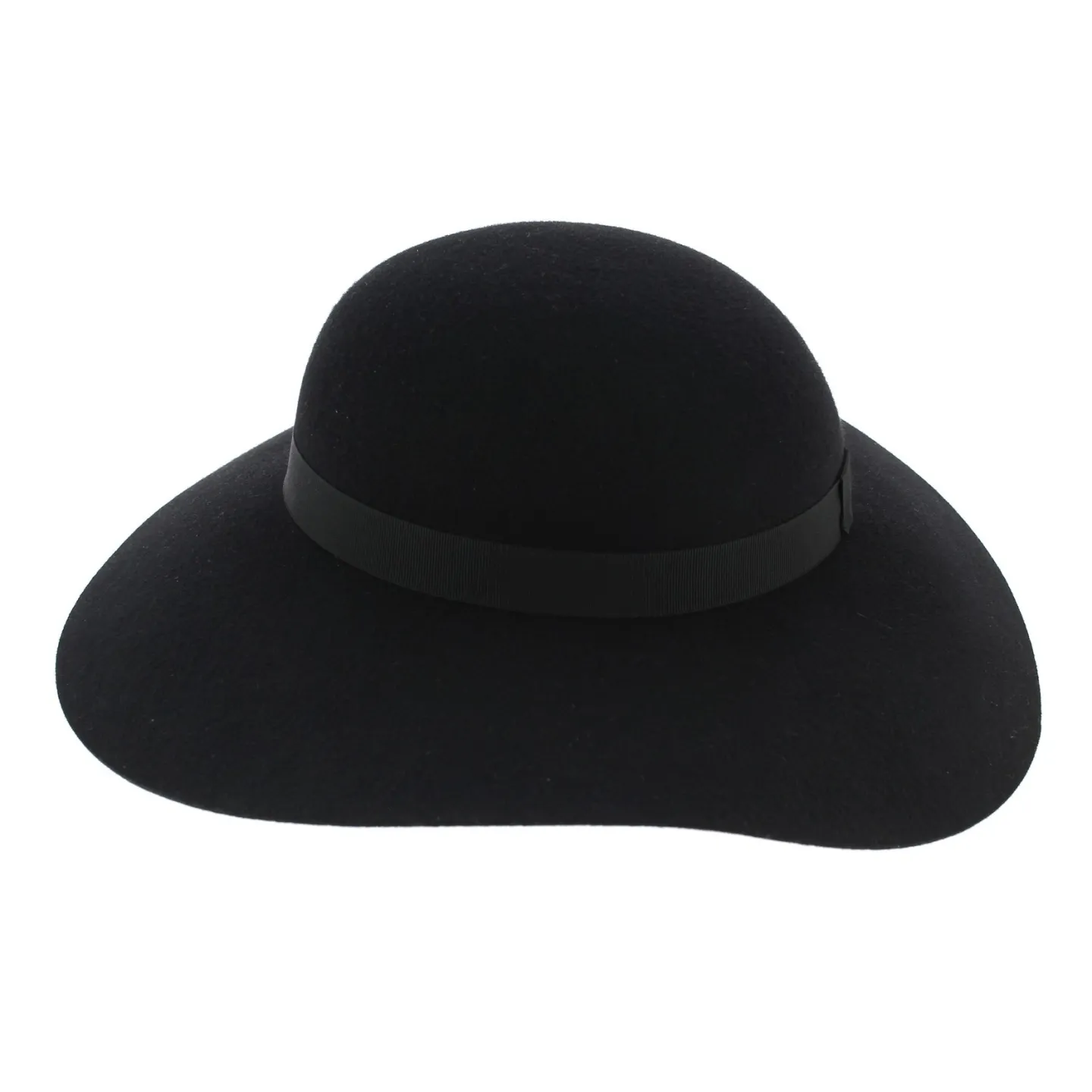Black Foxes Wool Felt Wide-brimmed Hat - Traclet Reference: 6739 | Traclet Hat Shop