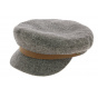 Brown Wool Fiddler Sailor Cap - Brixton