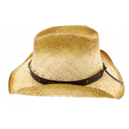 Cowboy Rising Star Hat Natural Straw - Bullhide