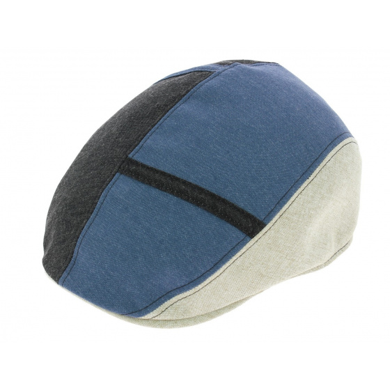 Caussade Tricolor Cotton Brightback Flat Cap - Crambes
