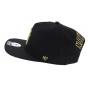 NY Yankees Cracked Visor Snapback Black & Gold - 47 Brand