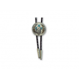 Wolf bolo tie