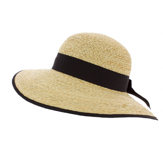 Natural Raffia Governor Wide Brim Hat - Traclet
