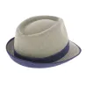 Beige Linen Trilby Hat Tropea - Traclet Reference: 6775 | Traclet Hat Shop