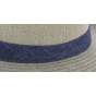 Beige Linen Trilby Hat Tropea - Traclet