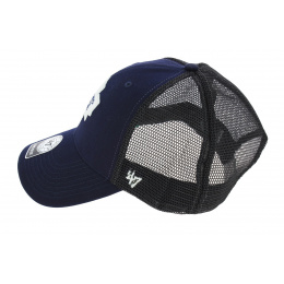 Blue Maple Leafs Trucker Snapback Cap - 47 Brand