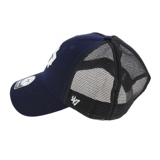 Blue Maple Leafs Trucker Snapback Cap - 47 Brand