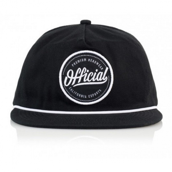 Official - Quise Black Ops Black Snapback Cap