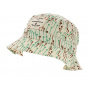 Beige Cotton Rain Shroom Bucket Hat - Official