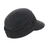 Black Natural Straw Cap - Seeberger Reference: 6831 | Chapellerie Traclet