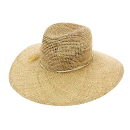 Sun protection hat - Straw sand