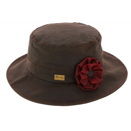 Bob Coton Huilé Imperméable Marron - Herman