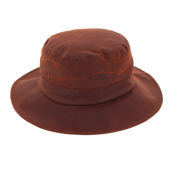 Bob Coton Huilé Imperméable Rouille - Herman