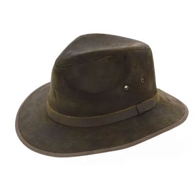 Brown Green Flinder Traveller Hat - Traclet Reference: 230 | Traclet Hat Shop