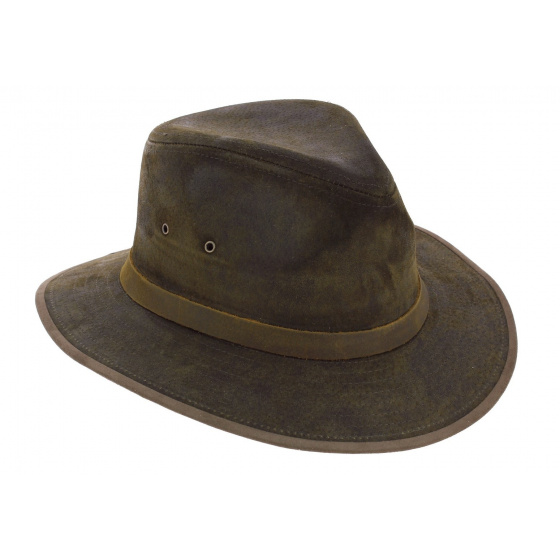 Brown & Khaki Flinder Traveller Hat - Traclet