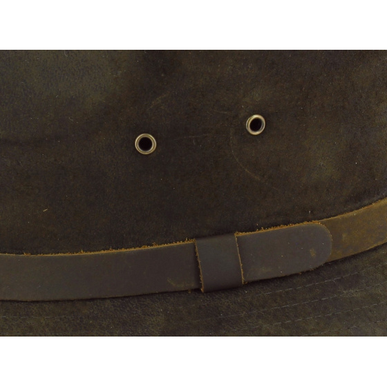 Brown & Khaki Flinder Traveller Hat - Traclet