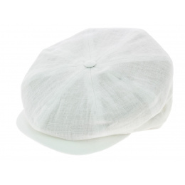 Irish Style Cap Linen White - City Sport