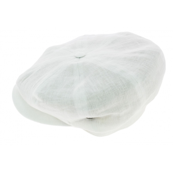 White Linen Irish Style Cap - City Sport