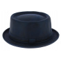 Davis Blue Porkpie Hat - Aussie Apparel