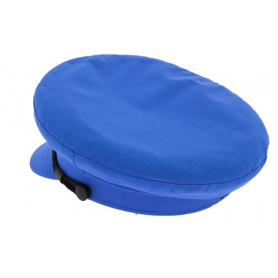 Blue Cotton Summer Sailor Cap - Modissima