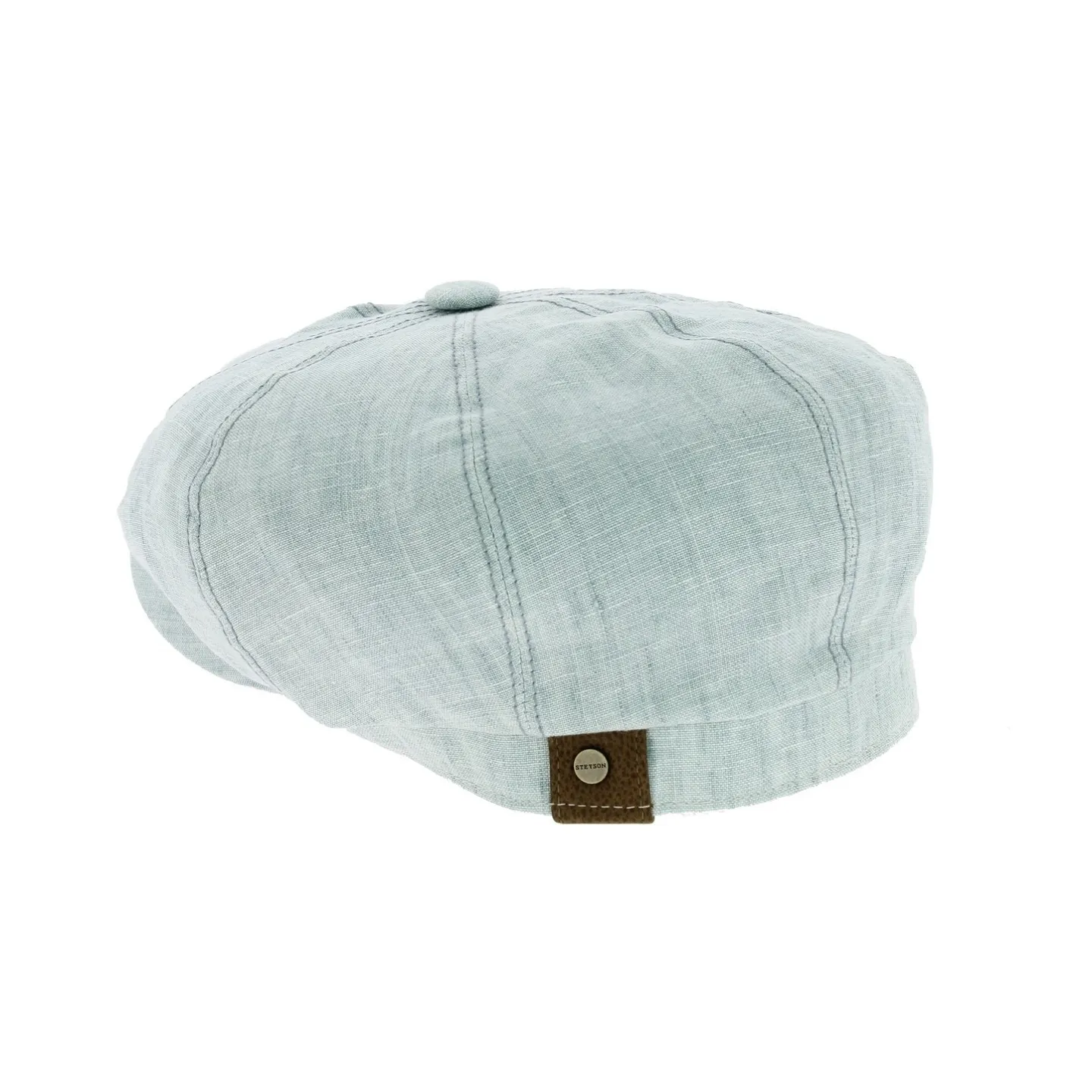 casquette hatteras lin gris bleu Stetson Reference : 919 | Chapellerie Traclet