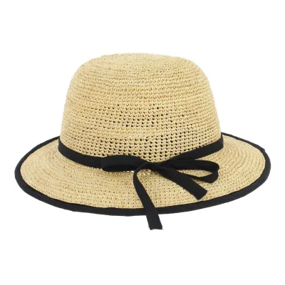 Chapeau Cloche Raphia - Naturel Reference : 5304 | Chapellerie Traclet