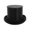 Chapeau Claque 15 cm Guerre 1855 -Traclet- Noir Reference : 422 | Chapellerie Traclet