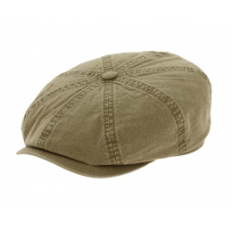 Hatteras cap organic cotton Kaki Stetson