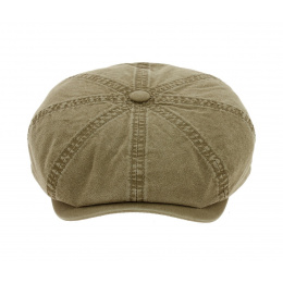 Hatteras cap organic cotton Kaki Stetson
