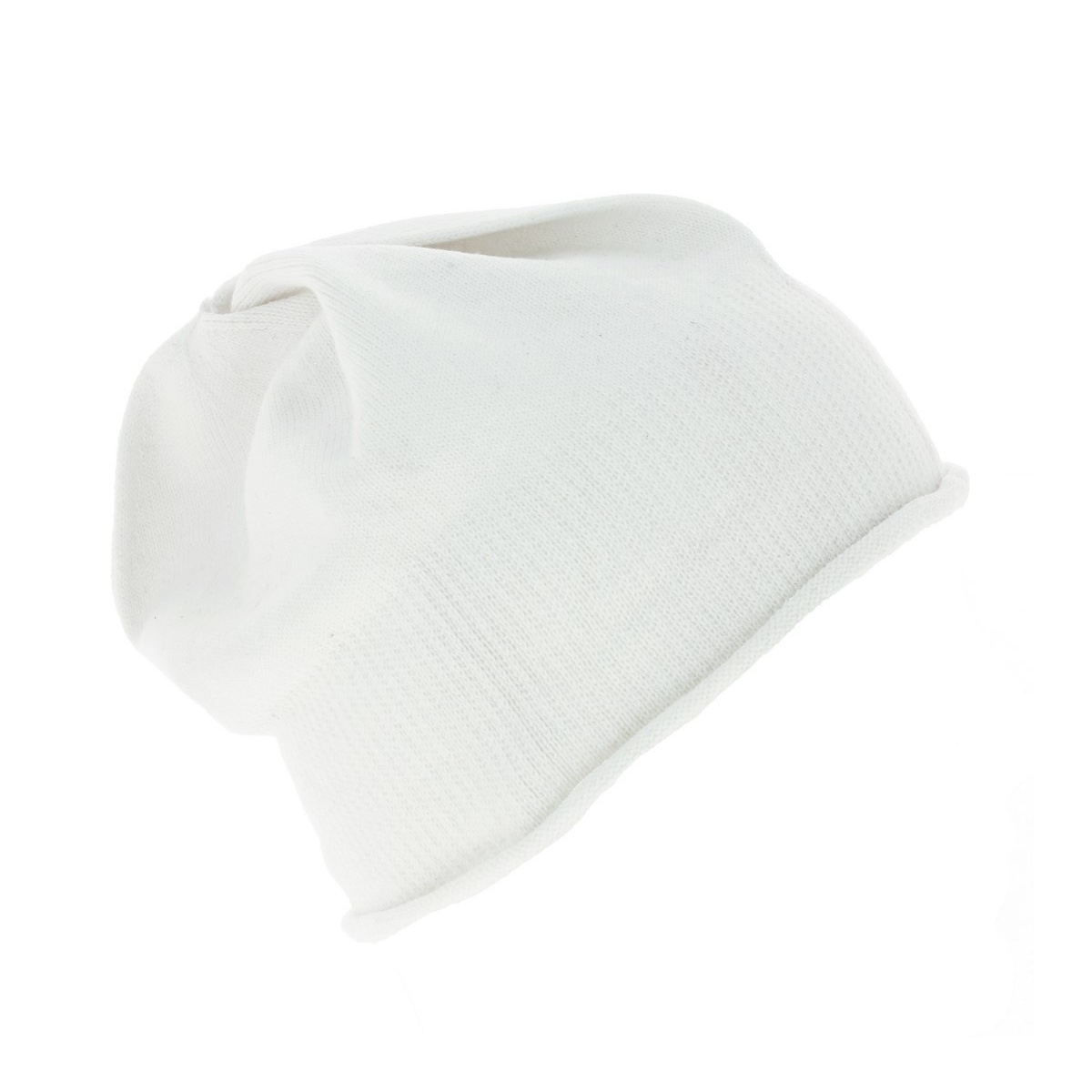 Bonnet de nuit blanc avec pompon Style traditionnel doux adulte hommes  femmes Scrooge chapeau de couchage bonnet de nuit -  France
