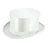 chapeau claque en soie synthétique Reference : 6925 | Chapellerie Traclet