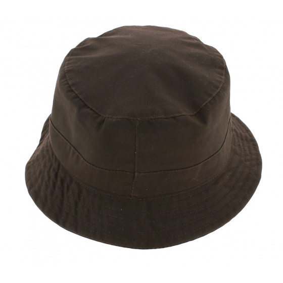 Brown Waxed Cotton Park Bucket Hat - Flechet