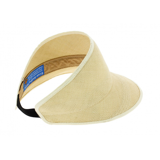 Pueblito Panama Natural Visor Cap - Traclet
