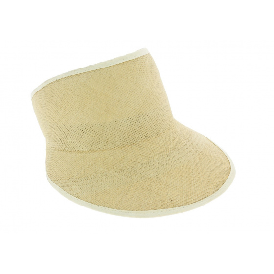 Pueblito Panama Natural Visor Cap - Traclet