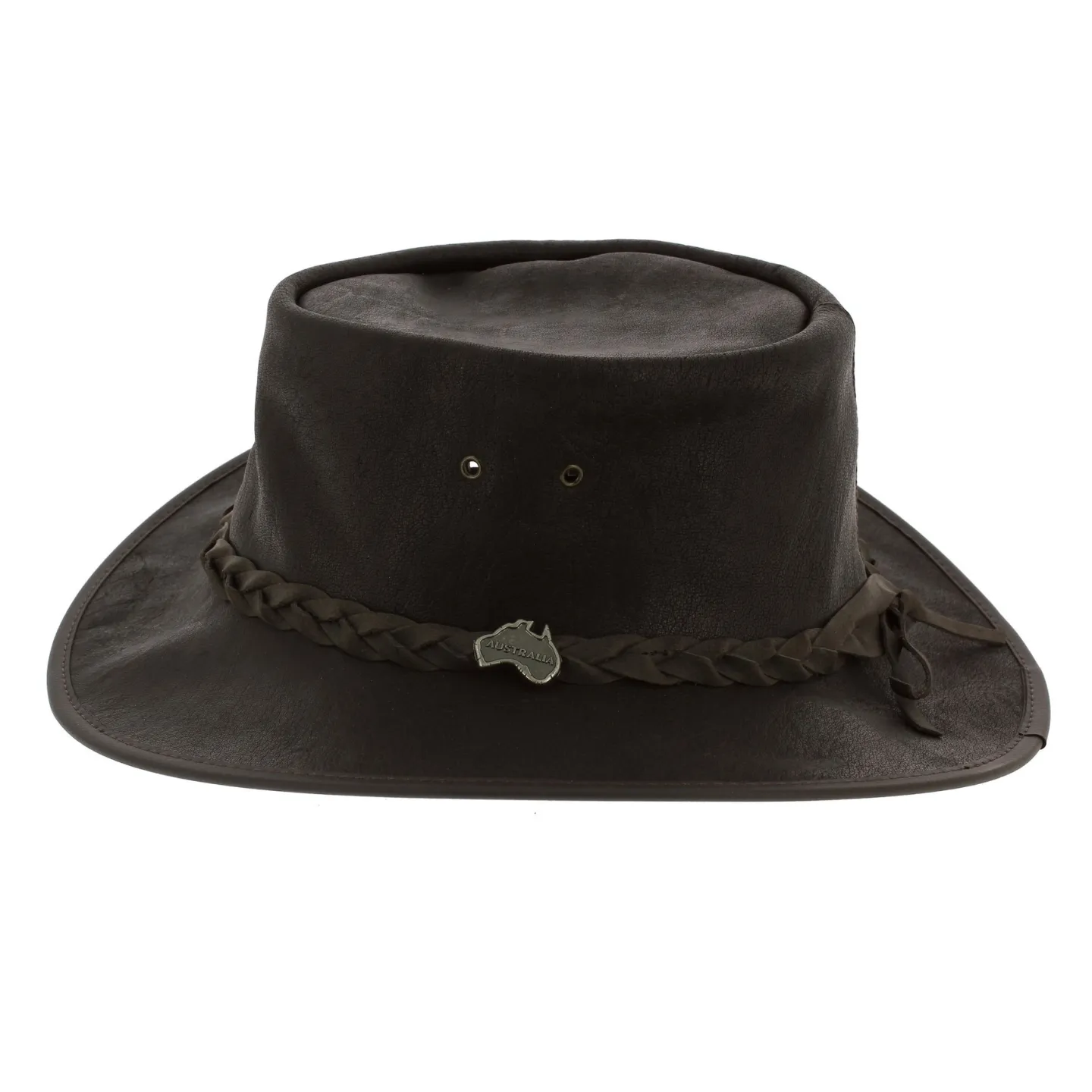 Brown Leather Traveller Hat - Ayers Rock Reference: 6953 | Traclet Hat Shop