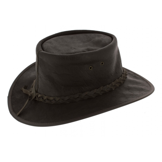 Chapeau Traveller Cuir Marron - Ayers Rock