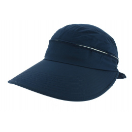 UV Protection & Waterproof Butterfly Visor Cap Navy - Aussie Apparel