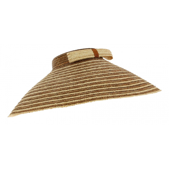 Chapeau Chinois Wulan Paille Bicolore - Traclet
