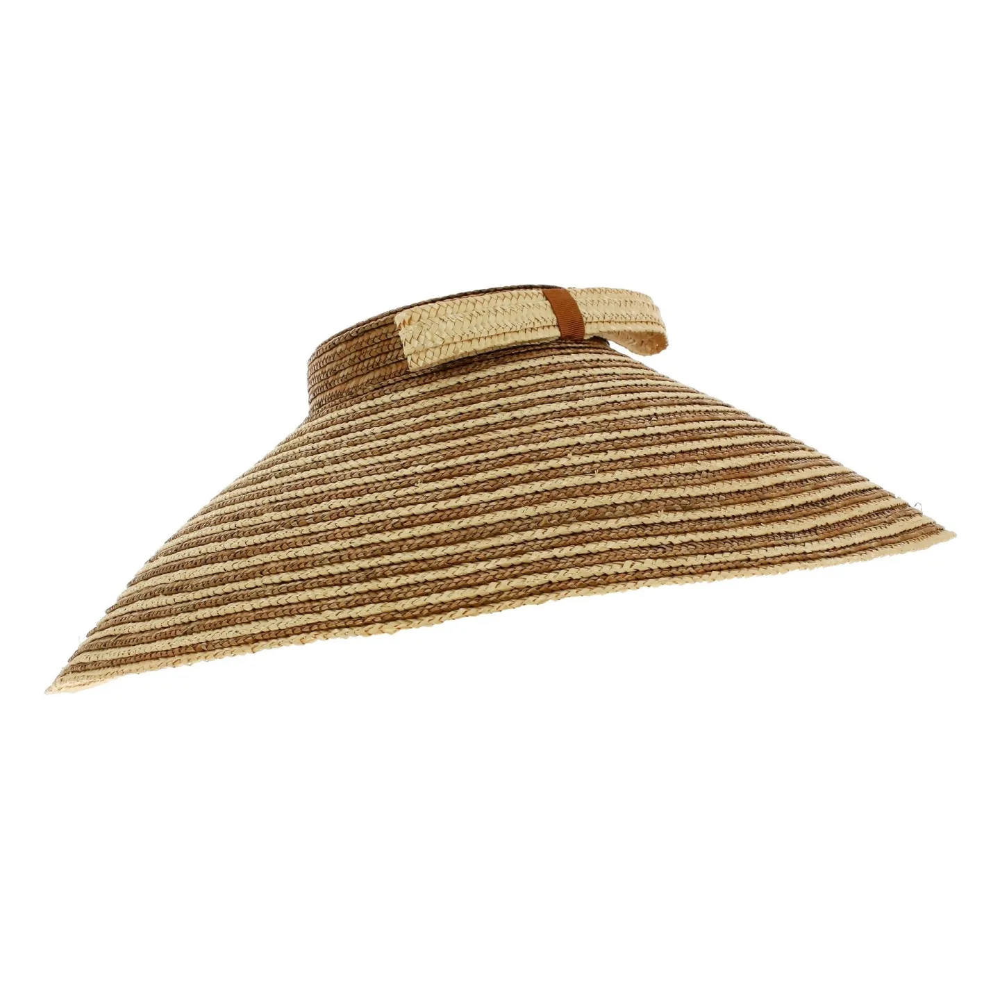 Chapeau Chinois Wulan Paille Bicolore - Traclet Reference : 6955 | Chapellerie Traclet