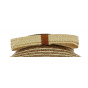 Wulan Two-Tone Straw Chinese Hat - Traclet