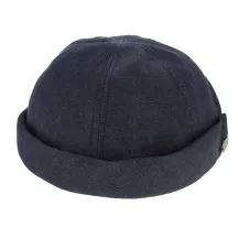 Bonnet Docker Cooper Coton Bleu-Marine - Mtm Reference : 5405 | Chapellerie Traclet