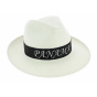 Roca Brava Panama Fedora Hat with Embroidered Ribbon - Traclet