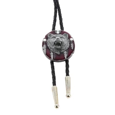 Bolo Tie Ours Indien  Reference : 6976 | Chapellerie Traclet