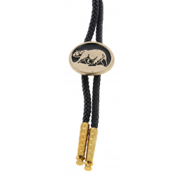 Golden Bear Bolo Tie
