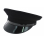 Chauffeur's cap Wool Black - Traclet