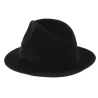 Chapeau Trilby Costello Feutre Laine Noir - Traclet Reference : 6986 | Chapellerie Traclet