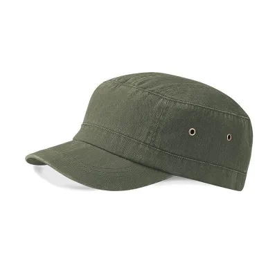 Chevron Army Cap Abrams Khaki - Beechfield Reference: 6989 | Traclet Hat Shop