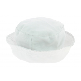 White Cotton Children's Bucket Hat - Traclet