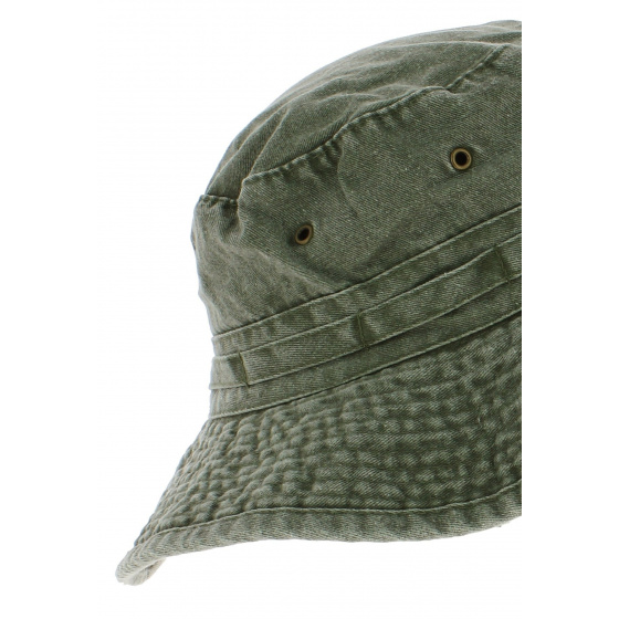 Angkor Khaki Cotton Outdoor Bucket Hat
